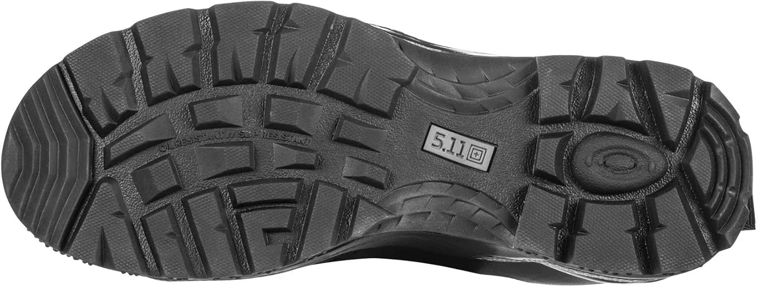 5.11 Tactical Men's Patrol Storm Waterproof Boots, ATAC 2.0 8", Side-Zip, Black, Style 12392ABR