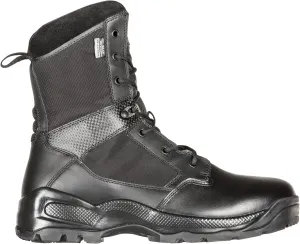 5.11 Tactical Men's Patrol Storm Waterproof Boots, ATAC 2.0 8", Side-Zip, Black, Style 12392ABR