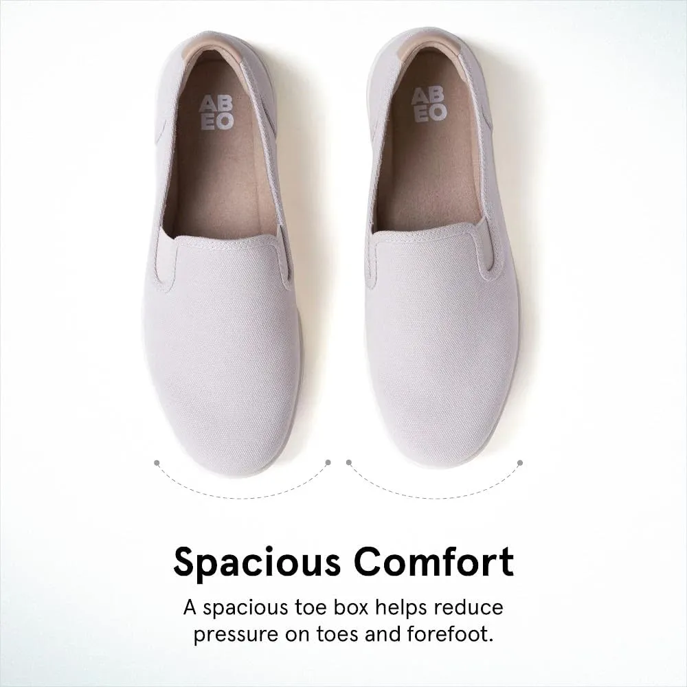 ABEO Encore Slip On Sneakers for Women | Arch Support Sneakers for Women | Built-in Orthotic Insole