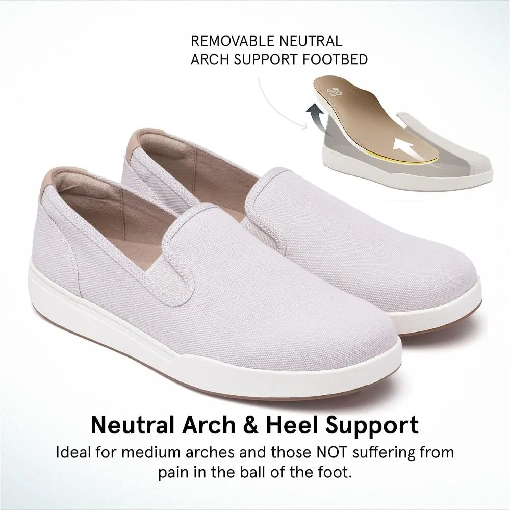 ABEO Encore Slip On Sneakers for Women | Arch Support Sneakers for Women | Built-in Orthotic Insole