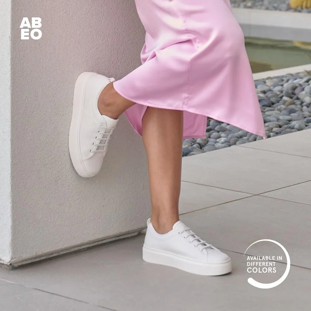 ABEO Jumpstreet Bungee Sneakers for Women | Arch Support Sneakers | No-tie Women's Sneakers | Fashion Sneakers | Built-in Orthotic Insole