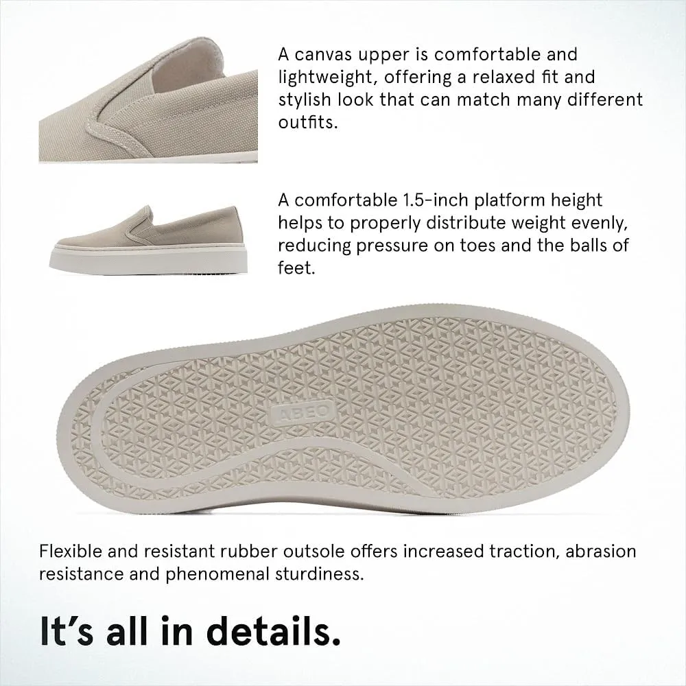 ABEO Jumpstreet Slip On Sneakers for Women | Arch Support Sneakers | Slip On Women's Sneakers | Fashion Sneakers | Built-in Orthotic Insole
