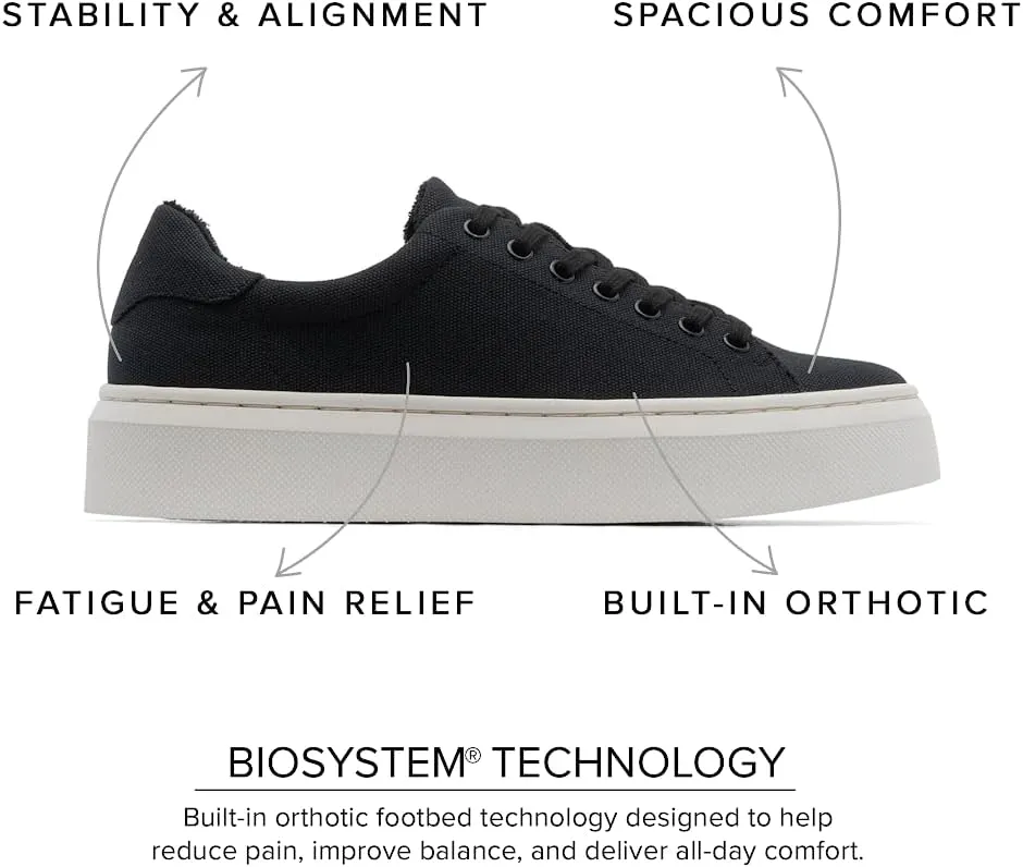 ABEO Women's Jumpstreet Sneakers | Arch Support | Comfortable | Built-in Metatarsal Pads | Black, White, Grey