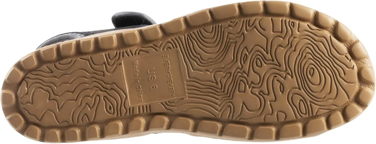 Acorn Men's Everywear Grafton Sandal, Lightweight with a Cushioned Footbed Plus Soft Adjustable Leather Straps