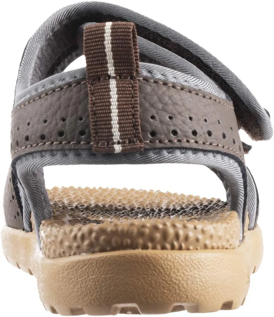 Acorn Women's Everywear Grafton Sandal, lightweight with a cushioned footbed plus soft adjustable leather straps
