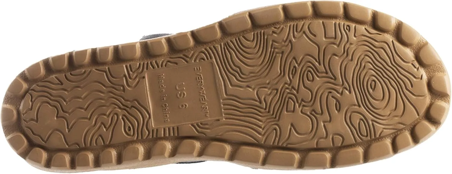 Acorn Women's Everywear Grafton Sandal, lightweight with a cushioned footbed plus soft adjustable leather straps