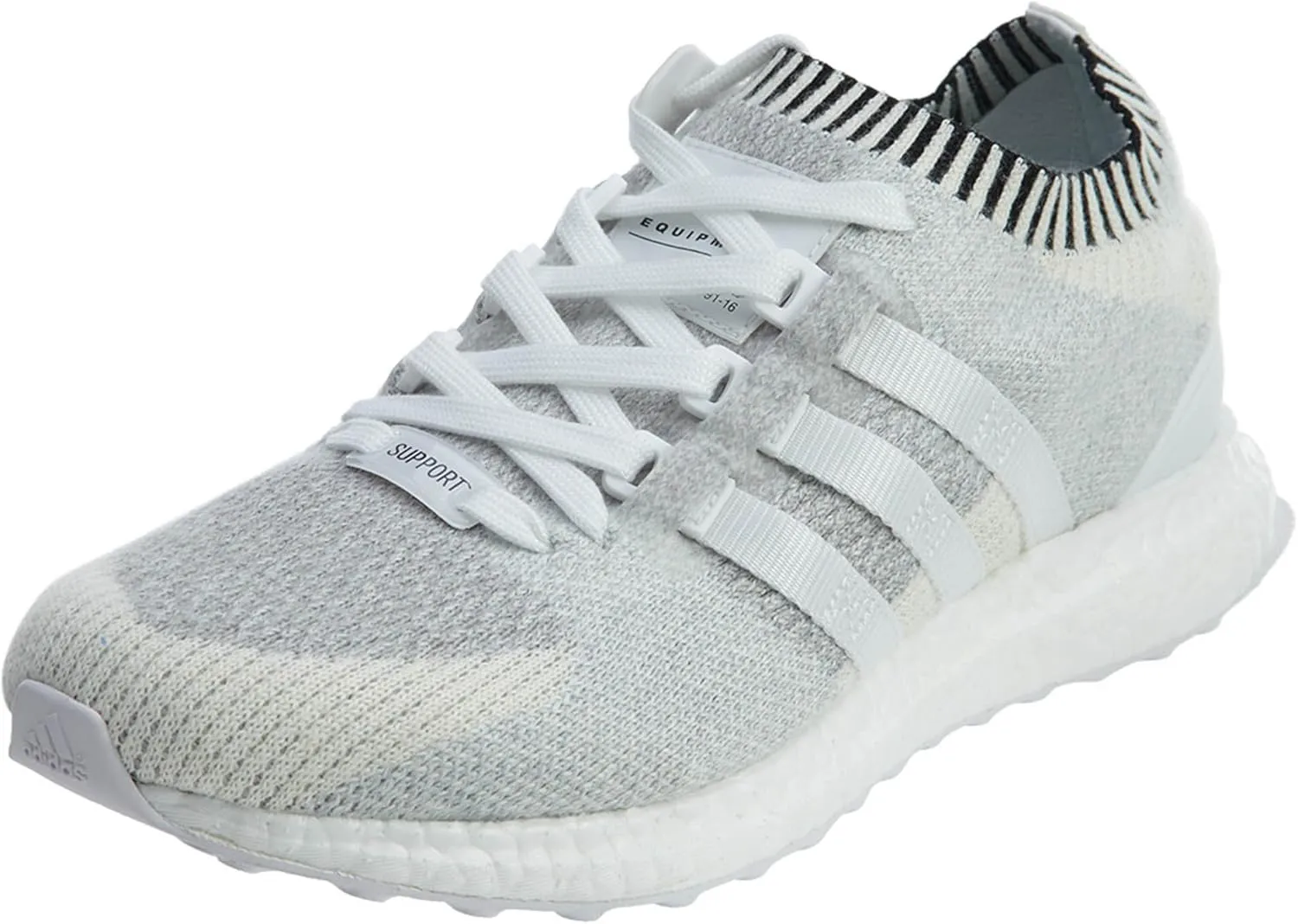 adidas Mens EQT Support Ultra Primeknit Lace Up Sneakers Shoes Casual - White - Size 6 M