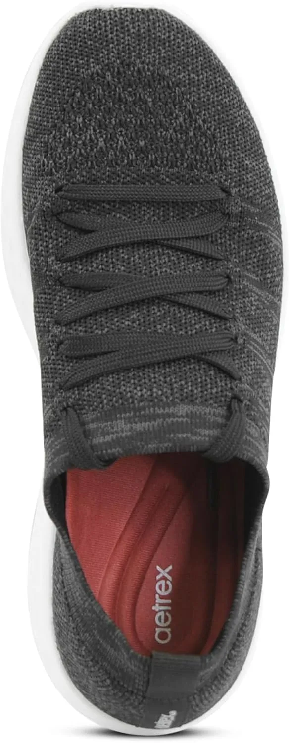 Aetrex Sadie Casual Orthopedic Arch Support Womens Sneakers - Lightweight Mesh w/UltraSky EVA Foam Lace Up Plantar Fasciitis Relief