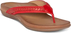 Aetrex Women's Emmy Orthopedic Braided Thong Sandals - Lightweight Orthotic Sandals with Arch Support
