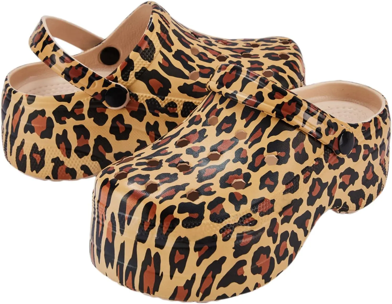 Aimaerluo Platform Garden Shoes Clogs for Women Sandals Fation Slip On Slides Shoes Comfortable Slippers Mules