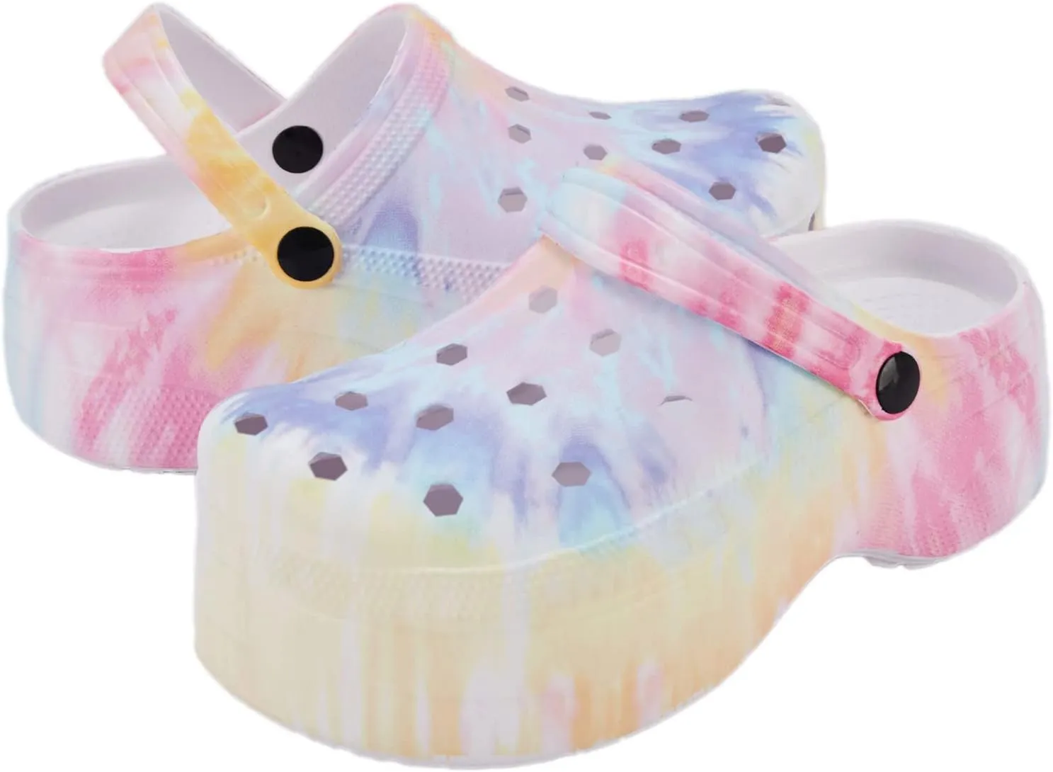 Aimaerluo Platform Garden Shoes Clogs for Women Sandals Fation Slip On Slides Shoes Comfortable Slippers Mules