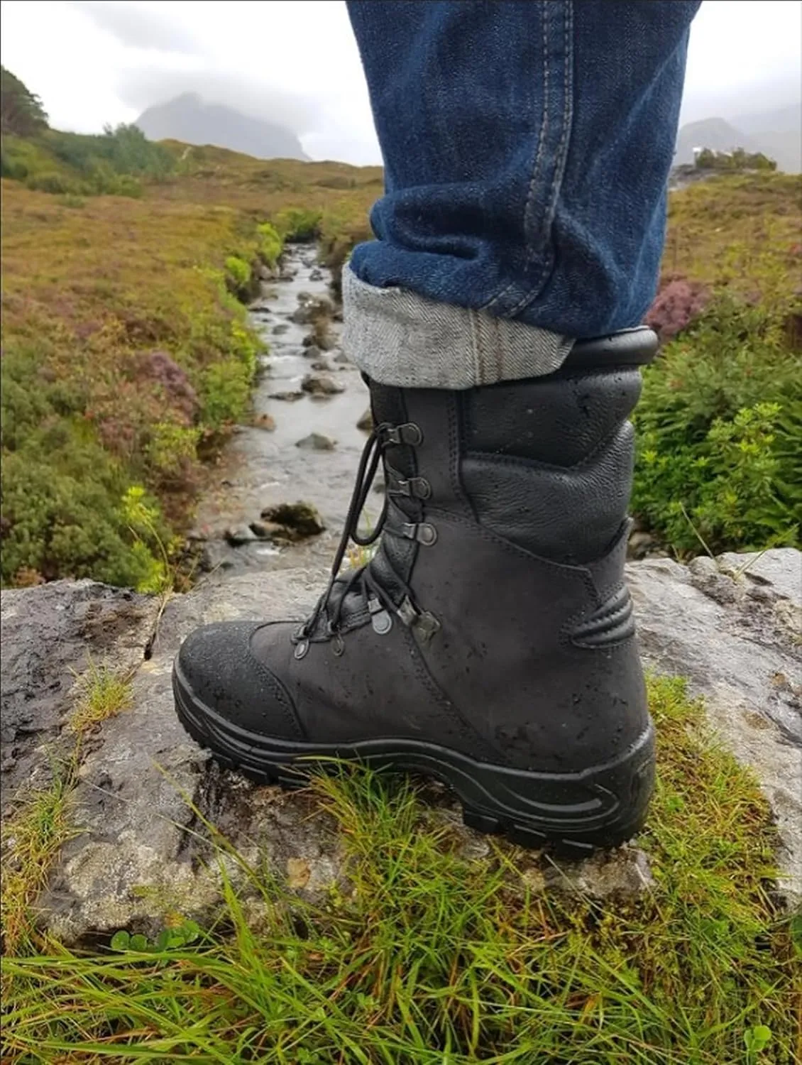 Alpina Men's Hunting Shoes TRAPPER - Waterproof Leather Boots with Sympatex Breathable Membrane and Slip Resistant Sole Made in Europe