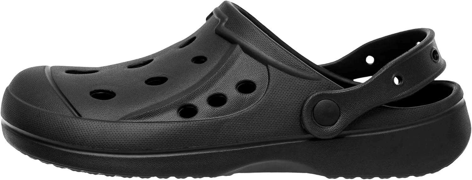 Alpine Swiss Mens Clogs Lightweight Slip On Mules Water Sandals Comfort Gardening Shoes