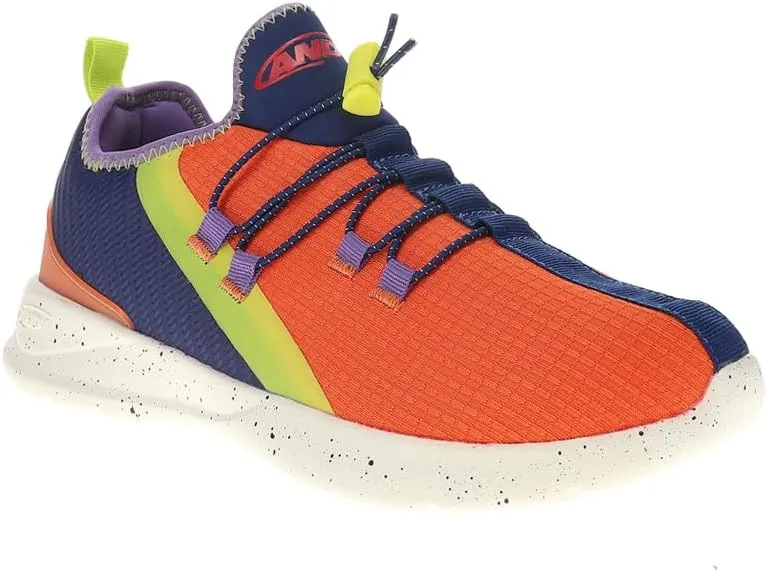 AND1 Mens Racer Lite Slip On Sneakers Shoes Casual - Orange