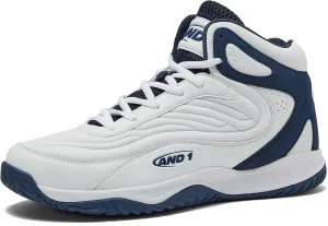 AND1 Pulse 3.0 Basketball Shoes for Men, Indoor or Outdoor, Street or Court Basketball Sneakers Men - Black, Red, or White Size 7 to 15