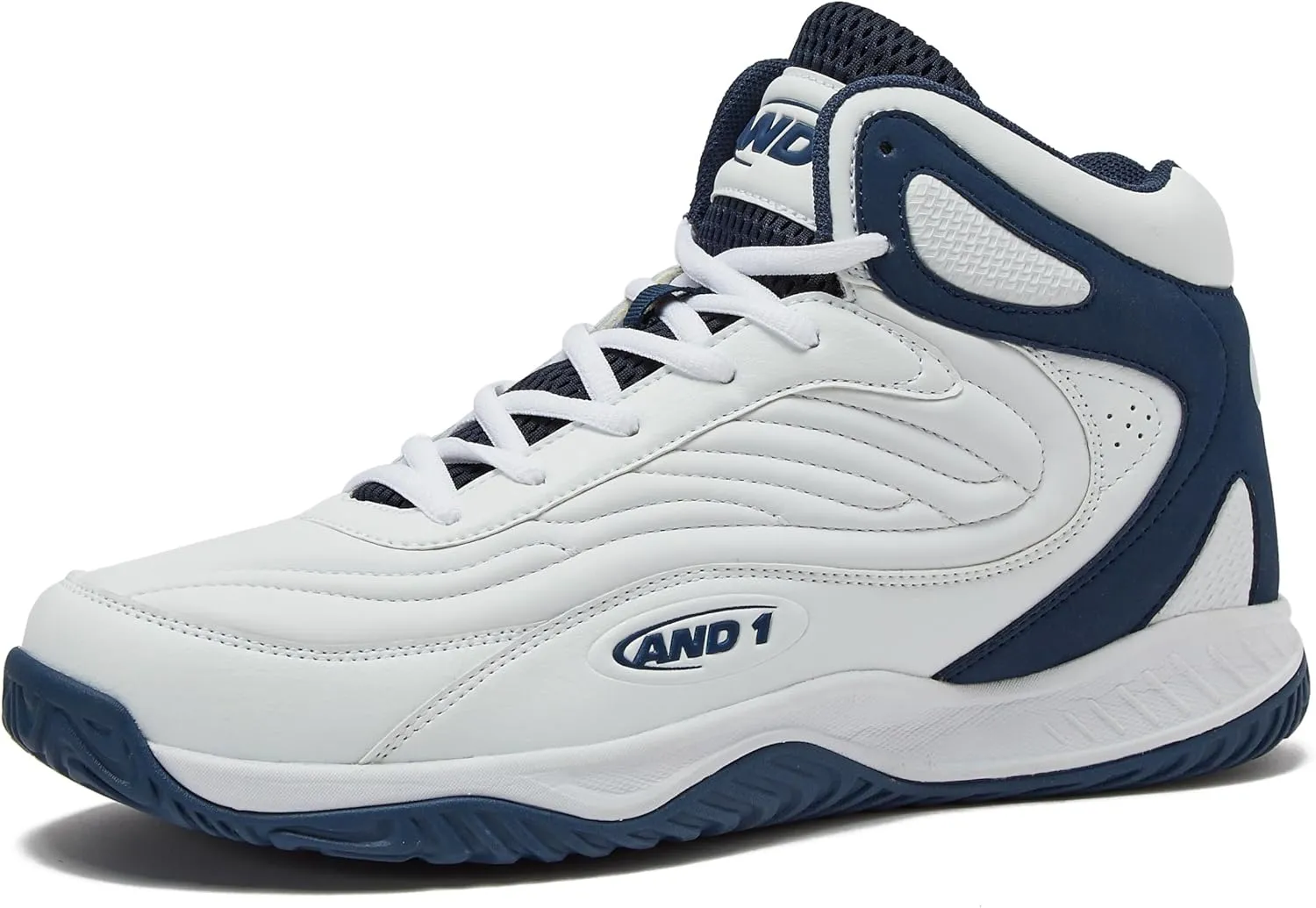 AND1 Pulse 3.0 Basketball Shoes for Men, Indoor or Outdoor, Street or Court Basketball Sneakers Men - Black, Red, or White Size 7 to 15
