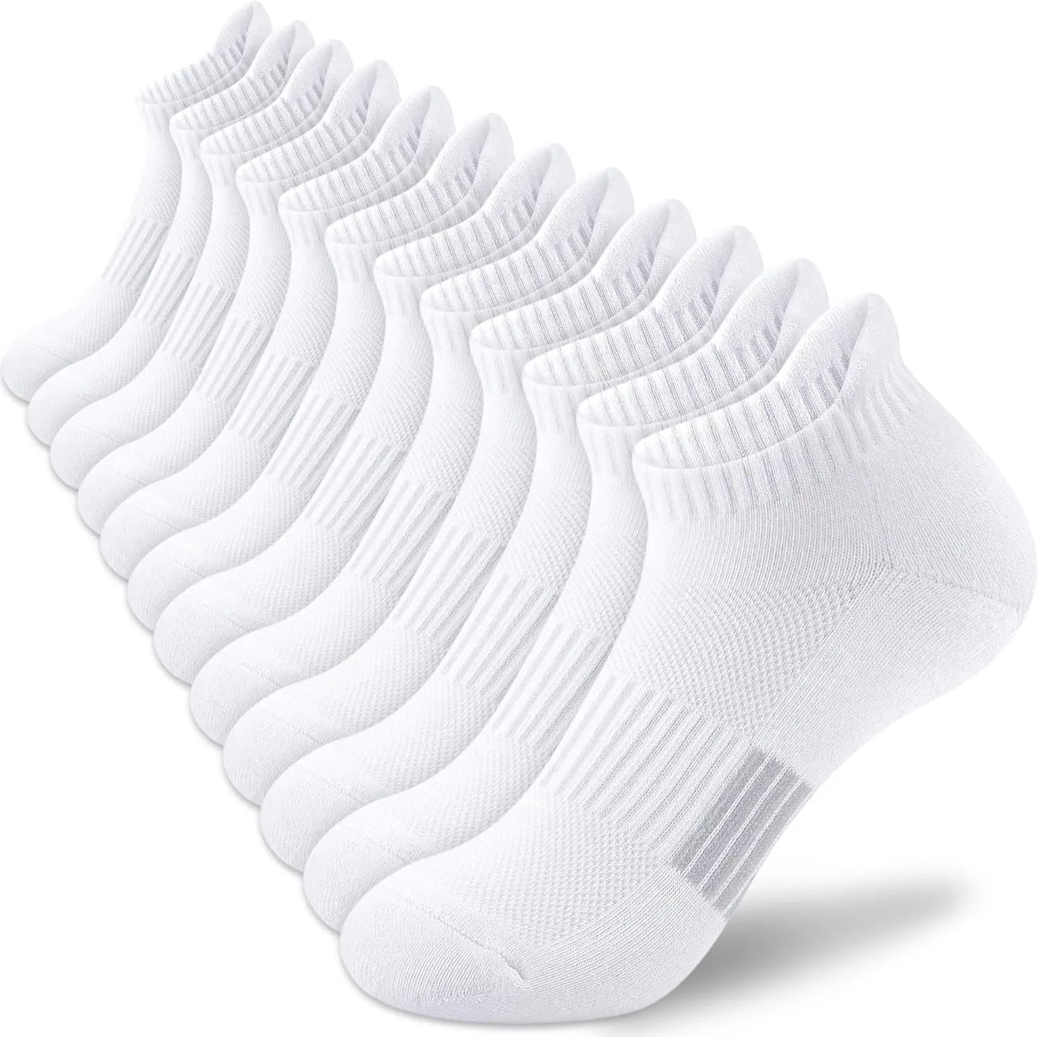 Ankle Socks Womens Athletic Running Comfort Cushioned 3/5/6Pairs