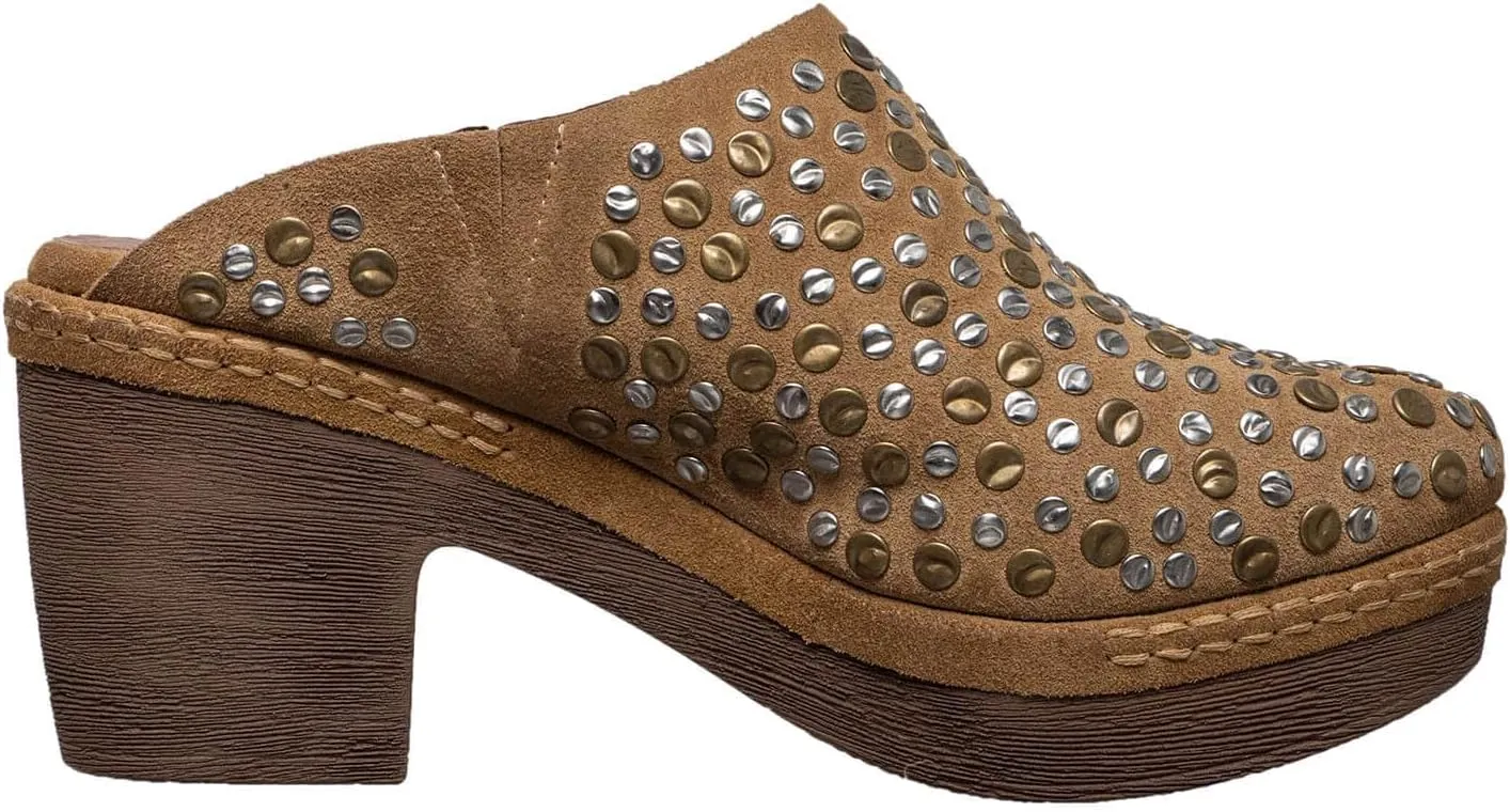 Antelope Women's Serena Suede Wedge Mules