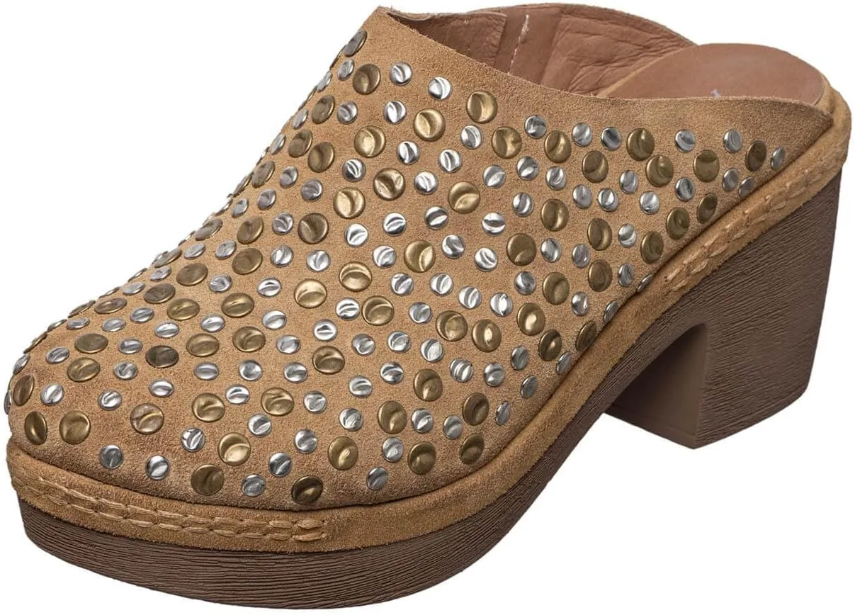 Antelope Women's Serena Suede Wedge Mules