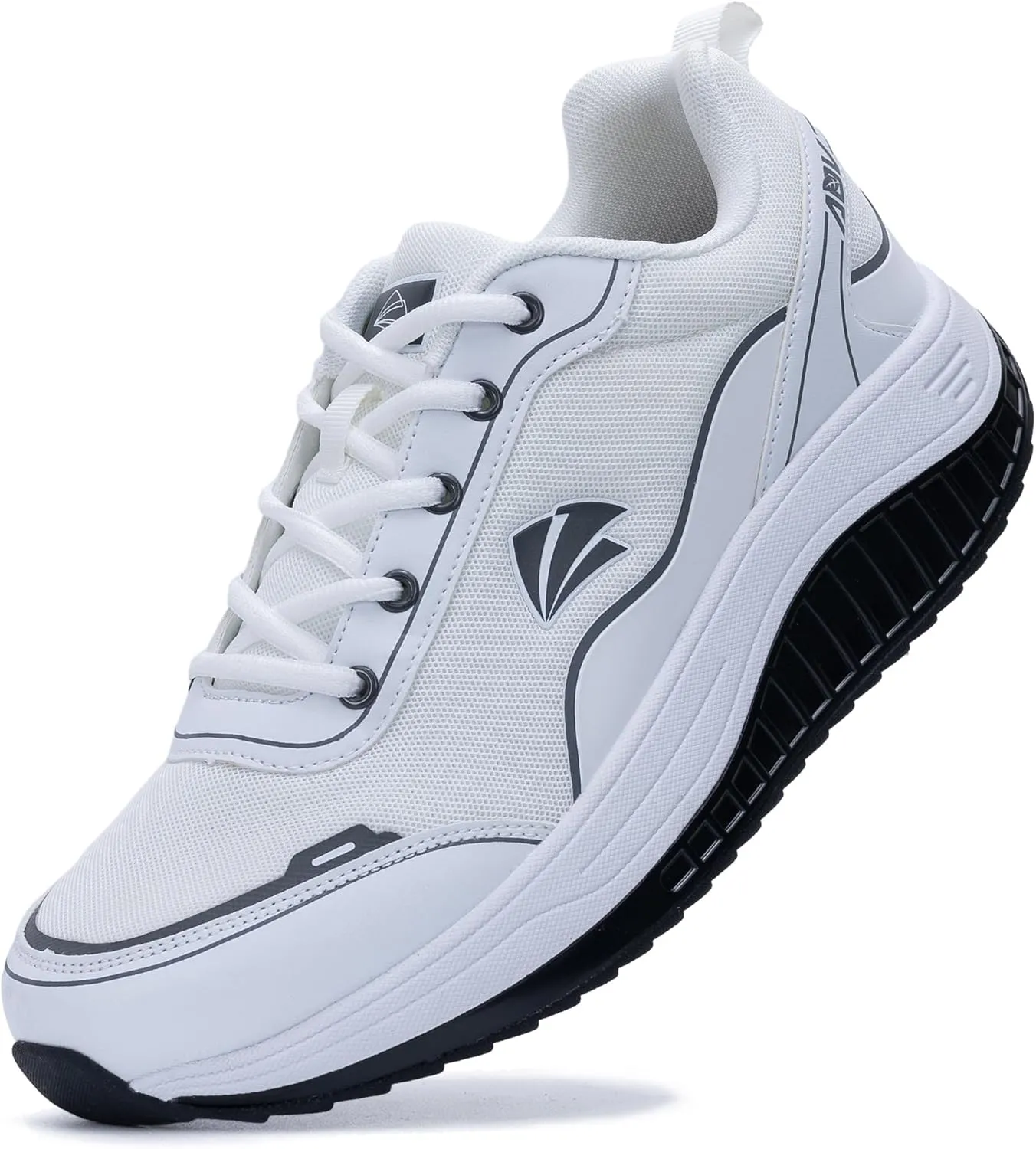 AOV Men's Walking Shoes Arch Support Plantar Fasciitis Sneakers Orthotic Fashion Tennis Sneakers for Gym Workout