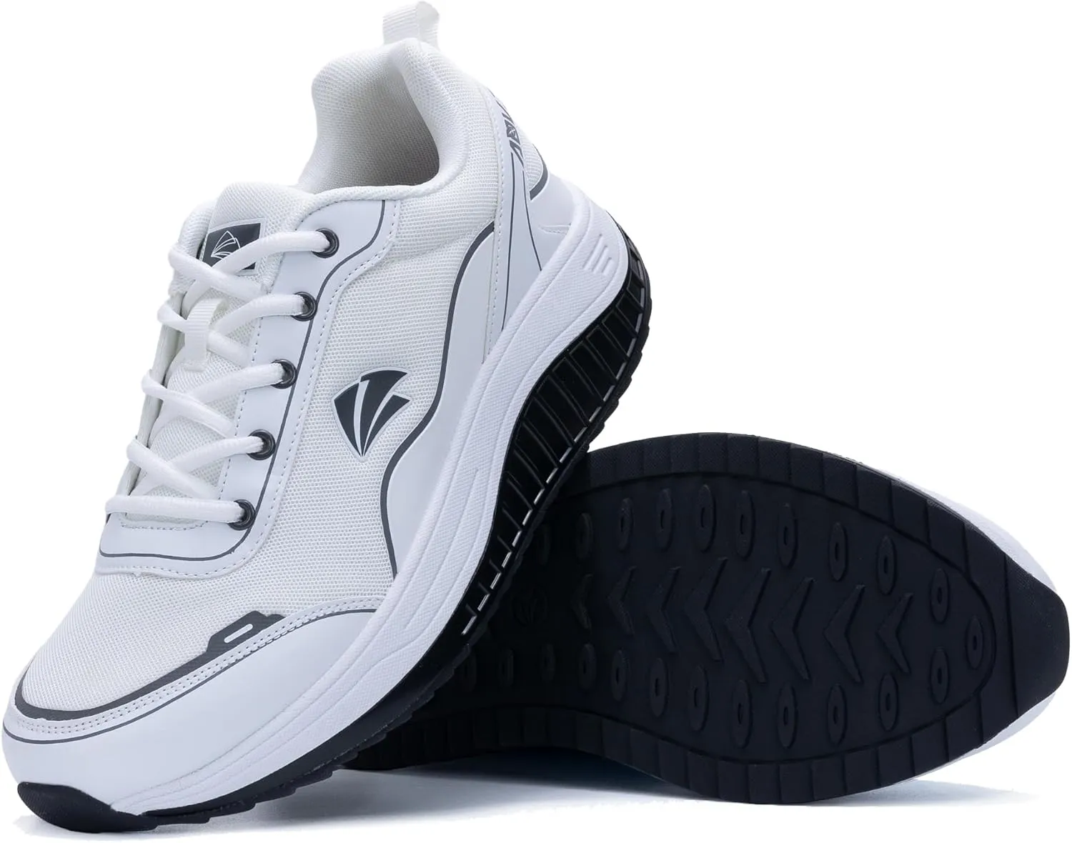 AOV Men's Walking Shoes Arch Support Plantar Fasciitis Sneakers Orthotic Fashion Tennis Sneakers for Gym Workout