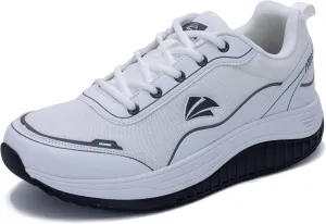 AOV Men's Walking Shoes Arch Support Plantar Fasciitis Sneakers Orthotic Fashion Tennis Sneakers for Gym Workout