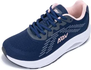 AOV Wide Toe Box Shoes Women Arch Support Walking Shoes for Plantar Fasciitis Orthotic Air Tennis Sneakers