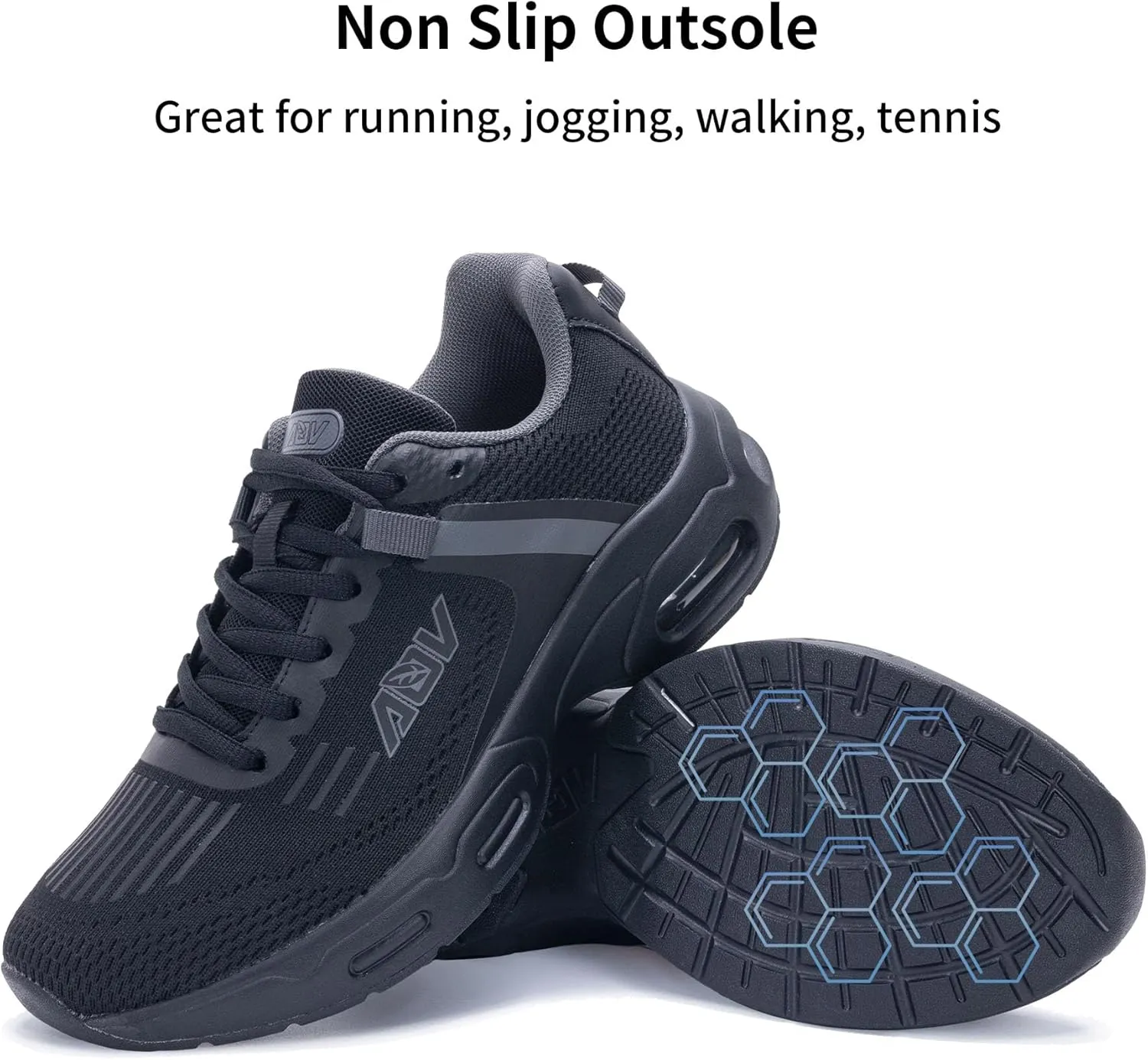 AOV Women Arch Support Walking Shoes Orthotic Tennis Sneakers for Plantar Fasciitis Air Athletic Running Shoes