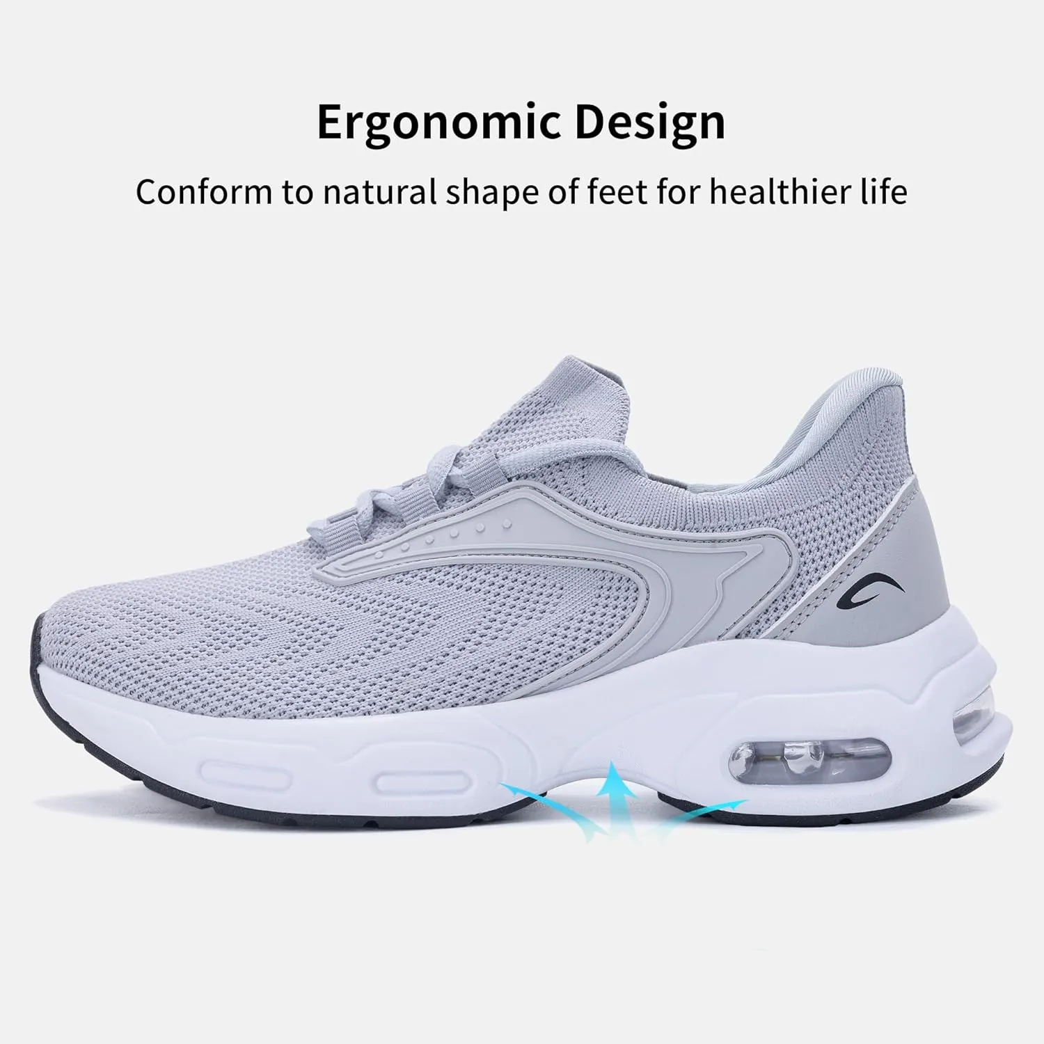 AOV Women Arch Support Walking Shoes Orthotic Tennis Sneakers for Plantar Fasciitis Air Athletic Running Shoes