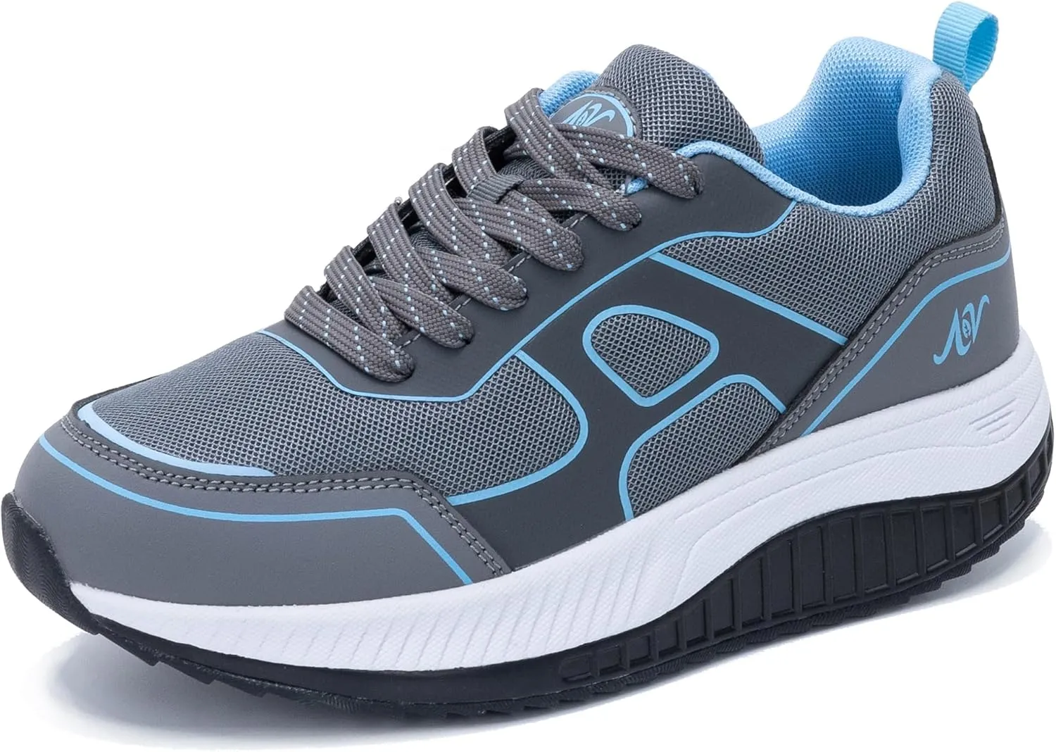 AOV Womens Walking Shoes with Arch Support Plantar Fasciitis Sneakers Gym Tennis for Foot and Heel Pain Relief