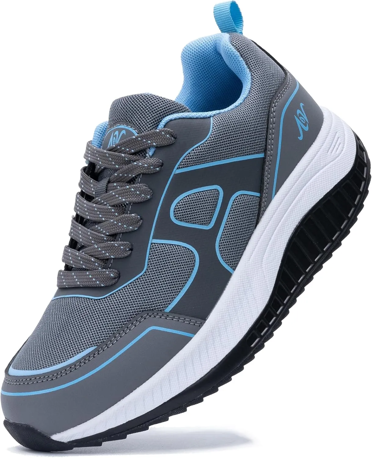 AOV Womens Walking Shoes with Arch Support Plantar Fasciitis Sneakers Gym Tennis for Foot and Heel Pain Relief