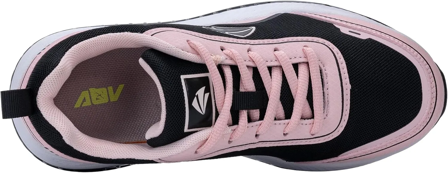 AOV Womens Walking Shoes with Arch Support Plantar Fasciitis Sneakers Gym Tennis for Foot and Heel Pain Relief