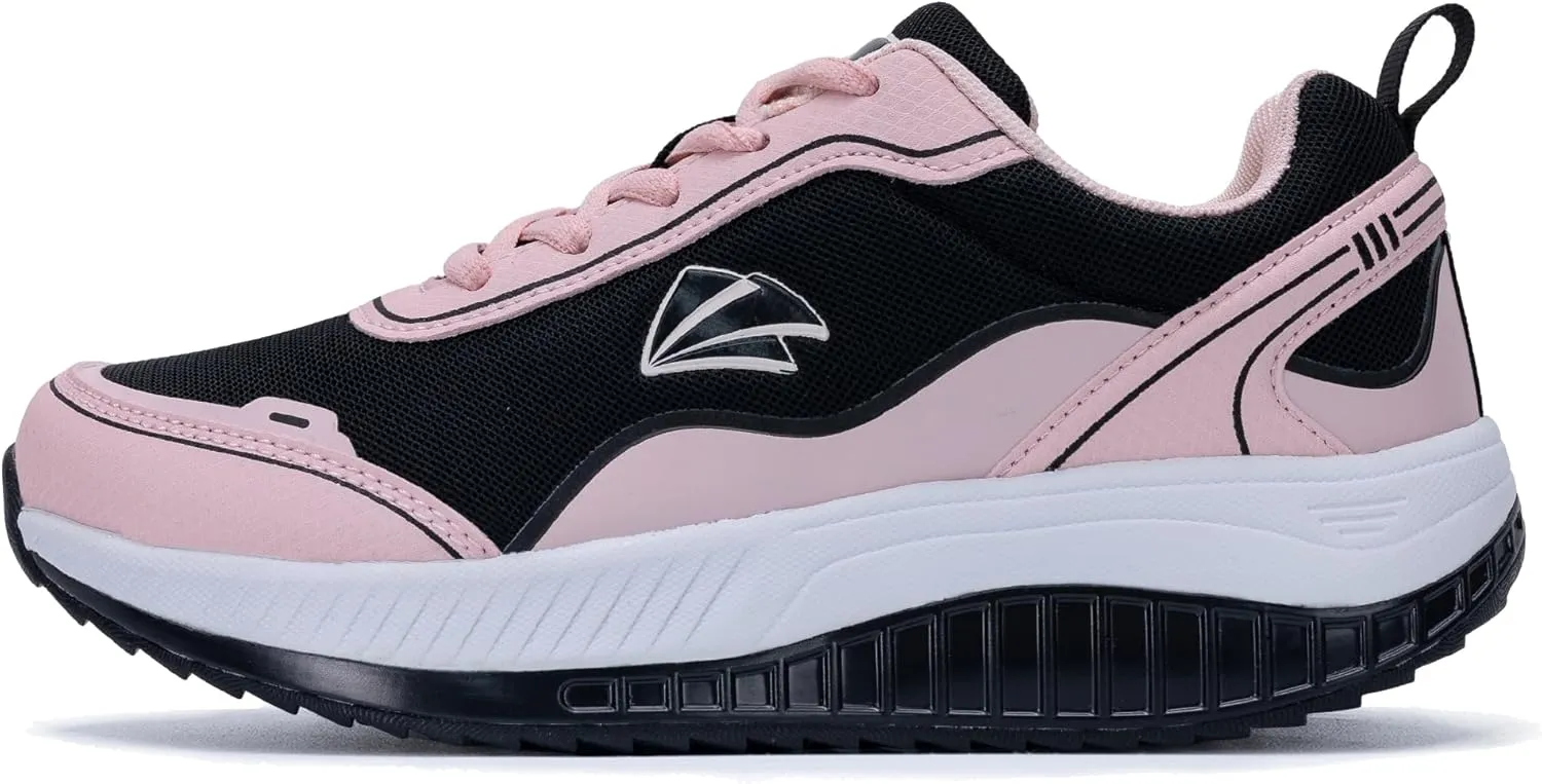 AOV Womens Walking Shoes with Arch Support Plantar Fasciitis Sneakers Gym Tennis for Foot and Heel Pain Relief