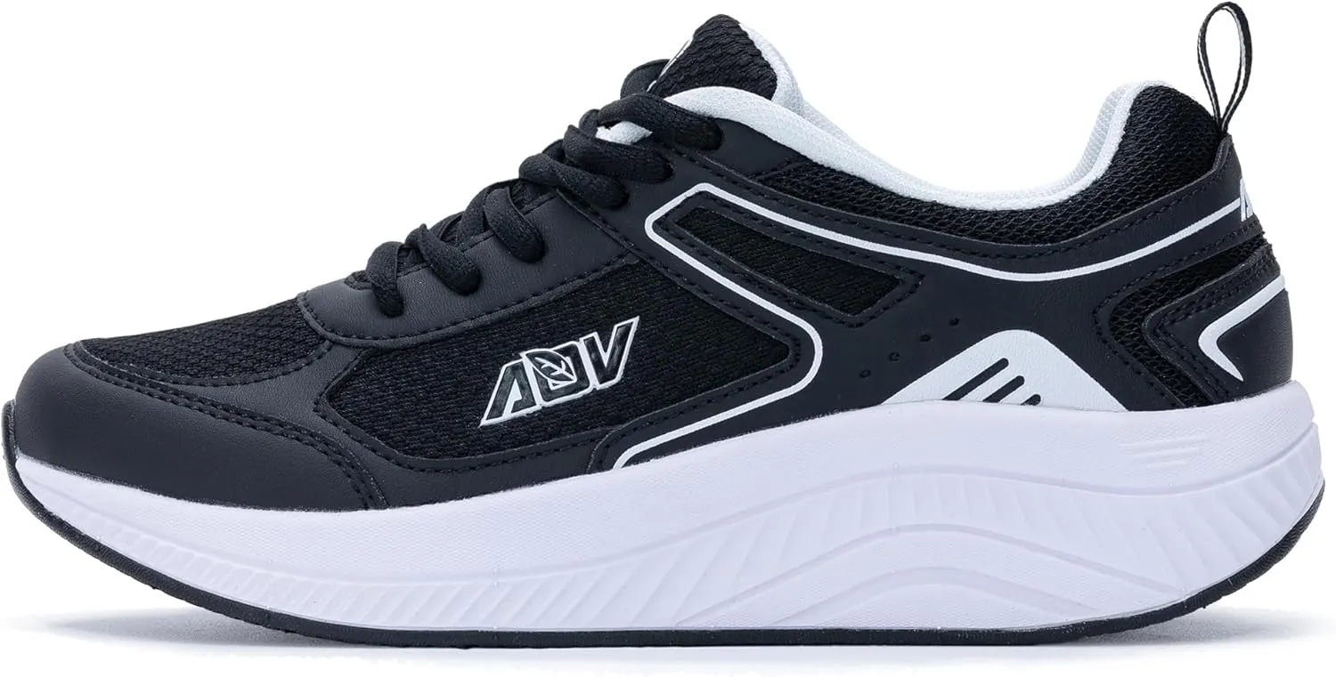 AOV Womens Walking Shoes with Arch Support Plantar Fasciitis Sneakers Orthotic Tennis for Foot Heel Pain Relief
