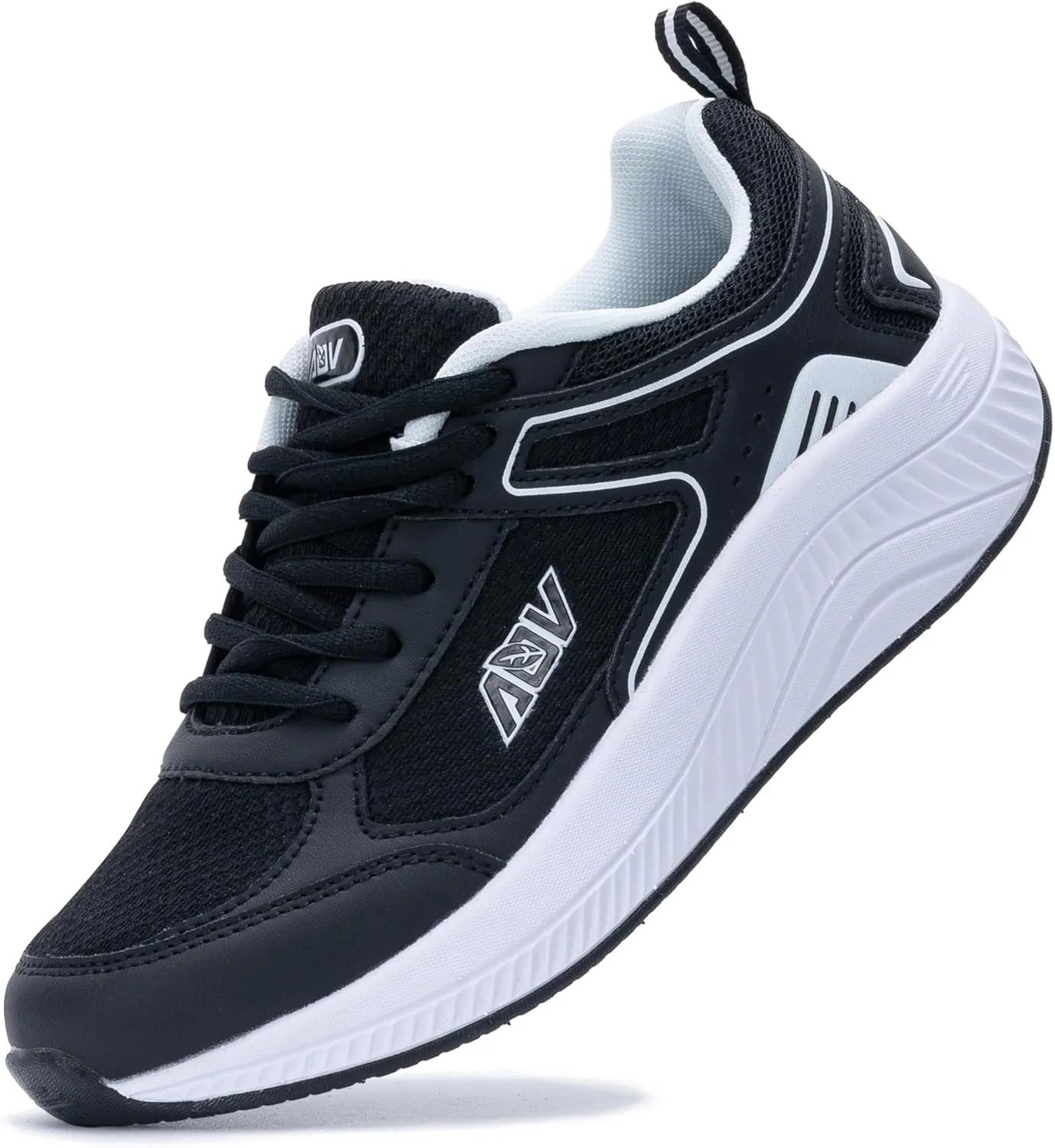 AOV Womens Walking Shoes with Arch Support Plantar Fasciitis Sneakers Orthotic Tennis for Foot Heel Pain Relief