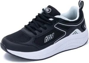 AOV Womens Walking Shoes with Arch Support Plantar Fasciitis Sneakers Orthotic Tennis for Foot Heel Pain Relief