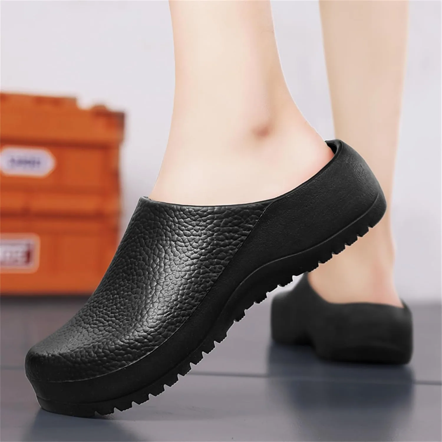 Armadillo Chef Shoes for Men - Slip Resistant, Lightweight & Waterproof Comfort Clog Mules for Women
