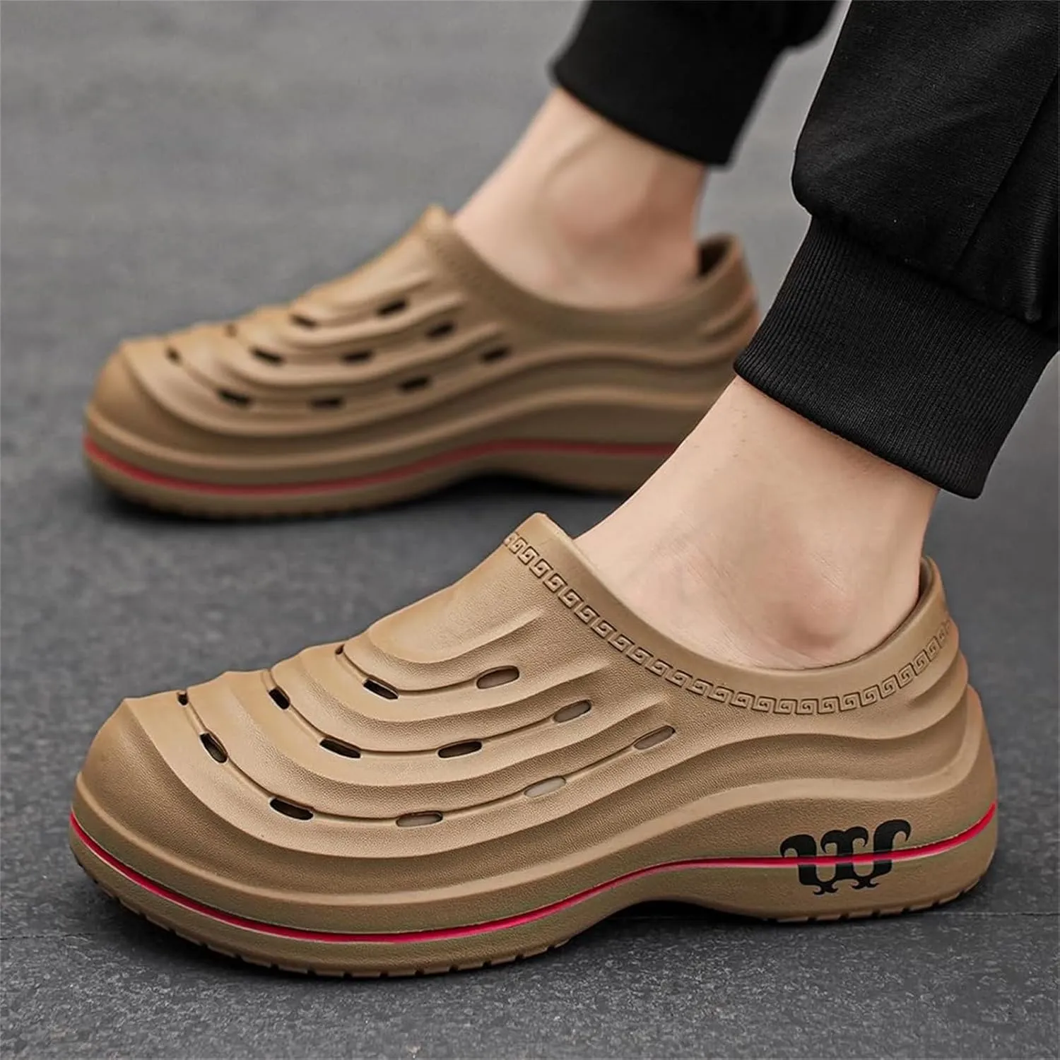 Armadillo Clogs for Nurses Chef Shoes Unisex Oil Resistant for Men Non Slip Work Shoes Women Food Service Comfortable Lightweight Nursing Shoe Waterproof Soft Beach Driving Sandals with Arch Support
