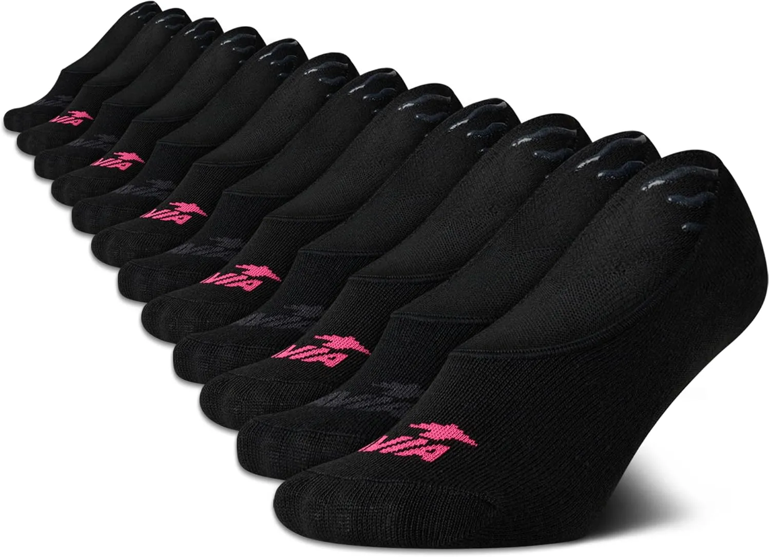 Avia Women's Cushioned No Show Socks (12 Pack)