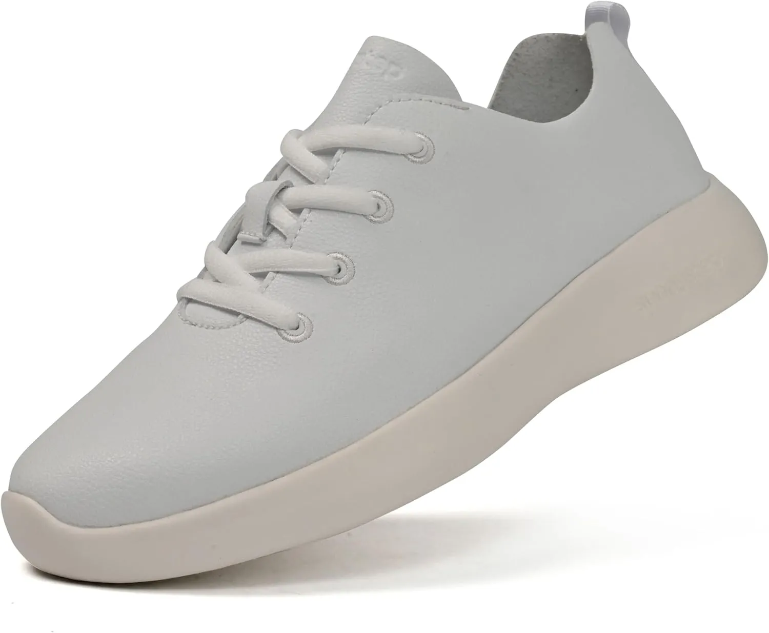 Balance Runner Comfortable Leather Sneakers for Women and Men, Non-Slip Arch Support Walking Shoes, Casual and Work Shoes for Women, Fashion Sneakers for Office, Black, White, Tan Running Shoes and Casual Shoes for All day