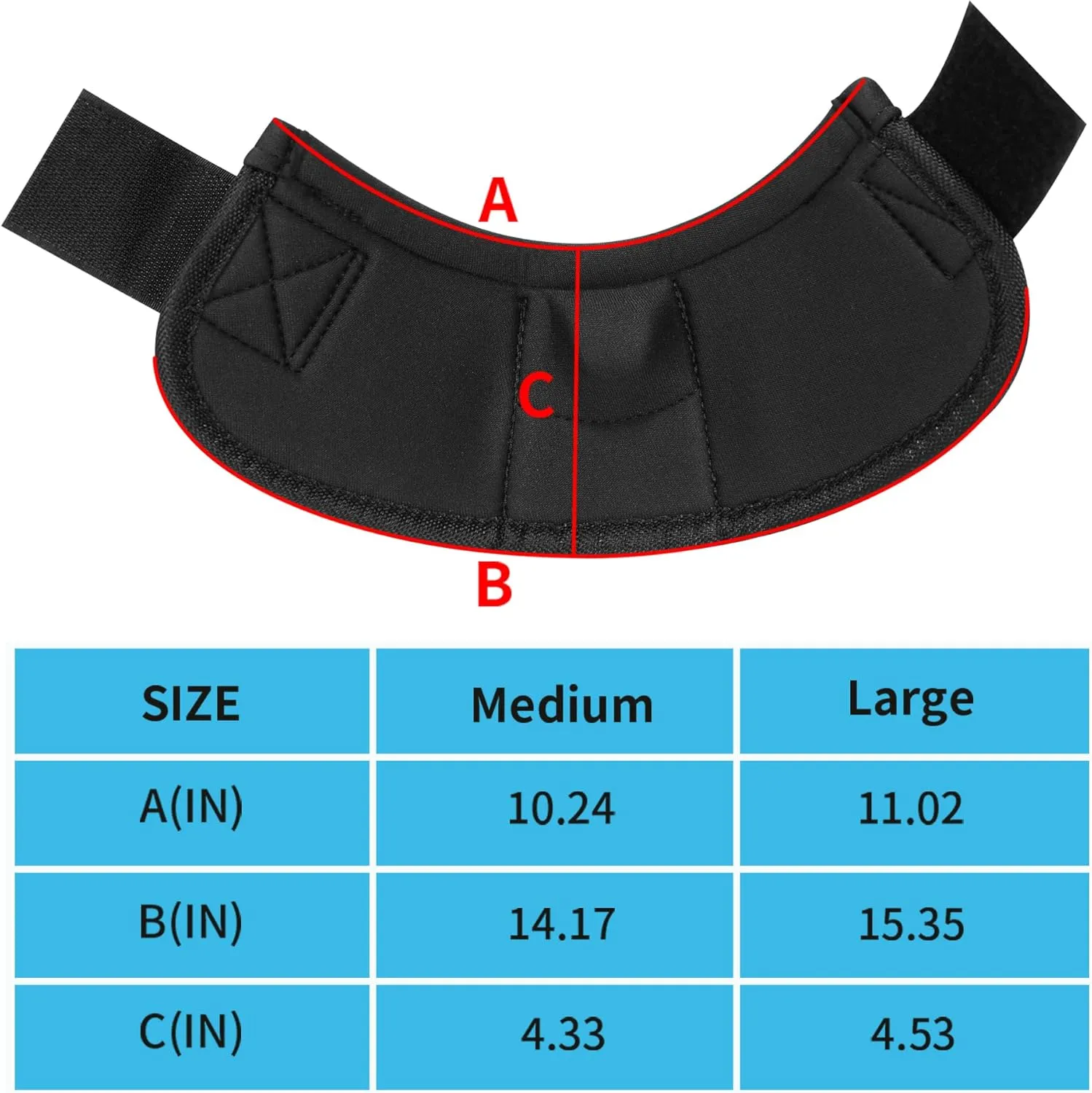 Bell Boots for Horses - No Turn Bell Boots, Ballistic Overreach Bell Boots, Shock Absorbing Hoof Protection for Horses (Black, Medium)