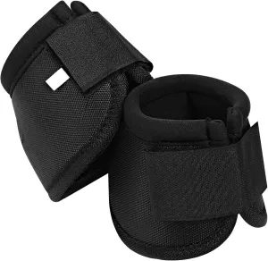 Bell Boots for Horses - No Turn Bell Boots, Ballistic Overreach Bell Boots, Shock Absorbing Hoof Protection for Horses (Black, Medium)