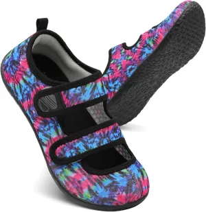 Besroad Womens Mens Lightweight Walking Shoes Adjustable Wide Diabetic Slippers Non-slip Sneakers Sandals