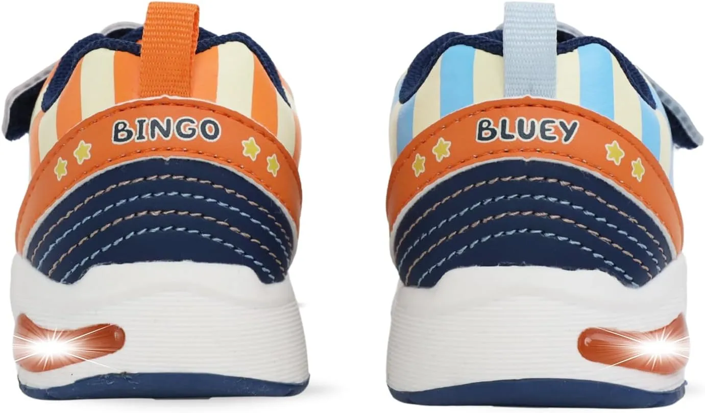Bluey Toddler Boys and Bingo Light Up Sneakers