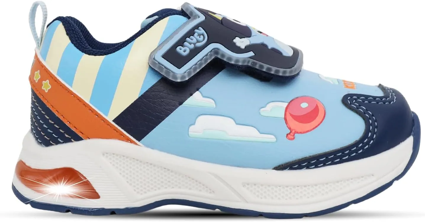 Bluey Toddler Boys and Bingo Light Up Sneakers