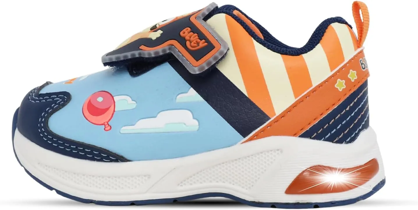 Bluey Toddler Boys and Bingo Light Up Sneakers
