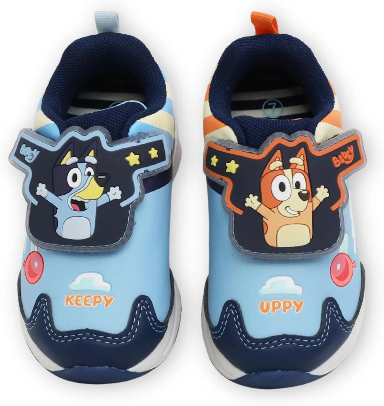 Bluey Toddler Boys and Bingo Light Up Sneakers