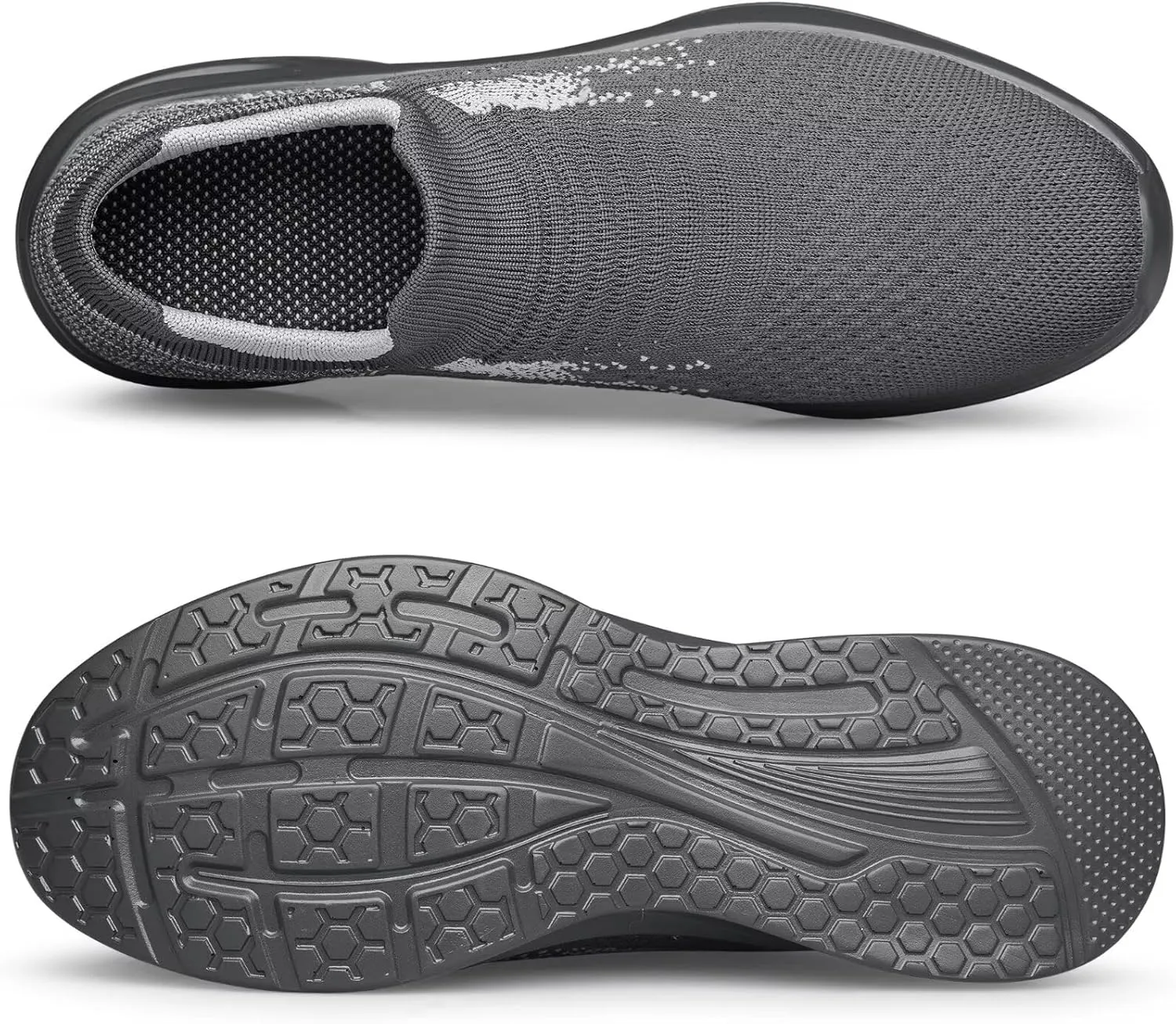 BNR Mens Flat Shoes Barefoot Sock Sneakers Casual Lightweight Comfortable Air Cushion Support