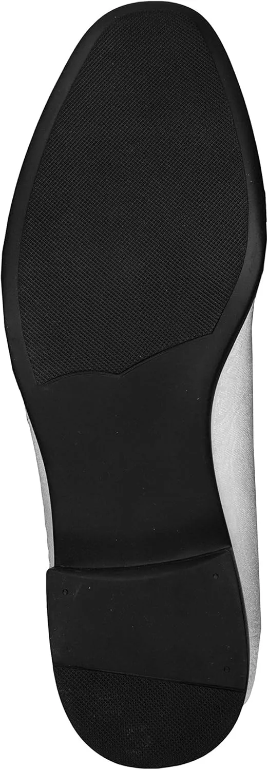 Bolano Men's Paisley Embossed Velvet Dress Shoes, Comfortable and Easy Slip-On Design, Style Jay