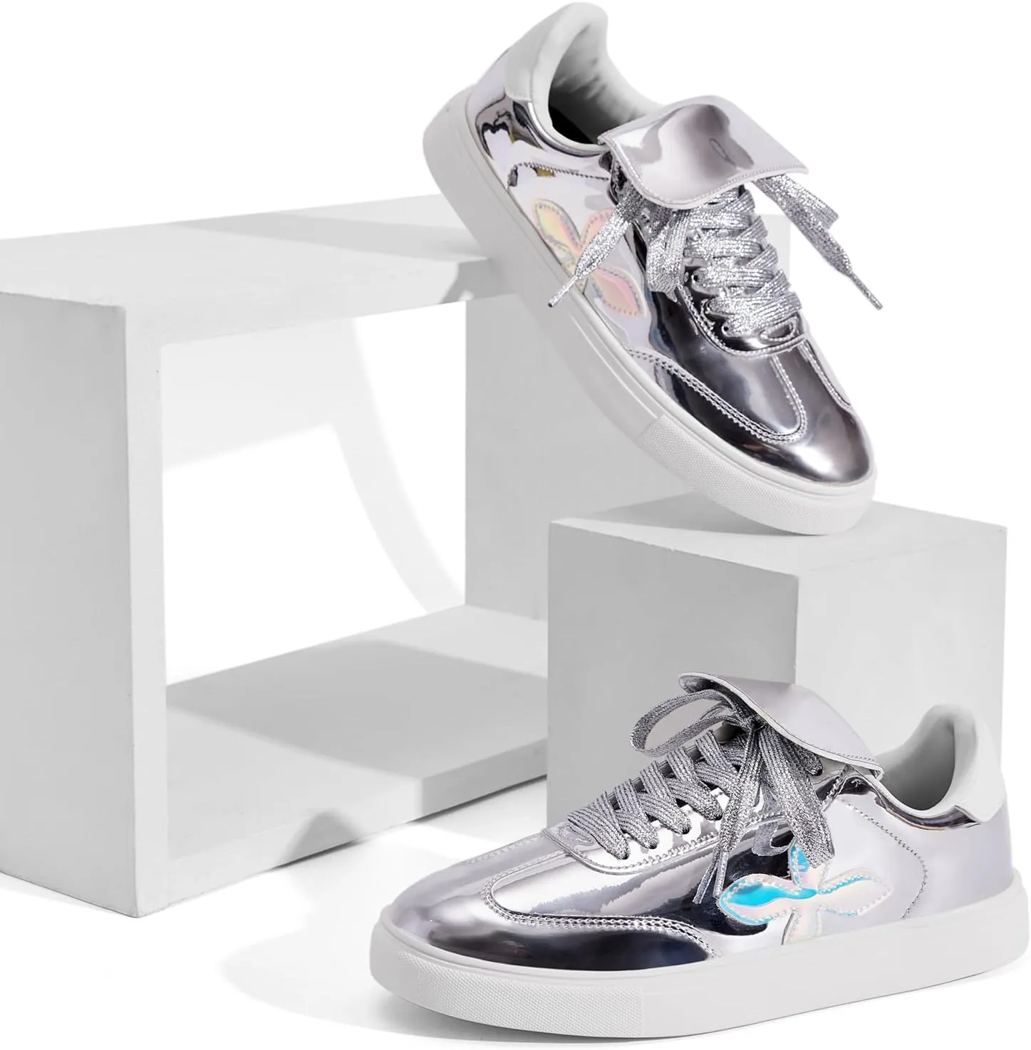 BosenHulu Sneakers for Women, Stylish Comfortable Women's Walking Shoes Ideal for Casual Skateboard & School